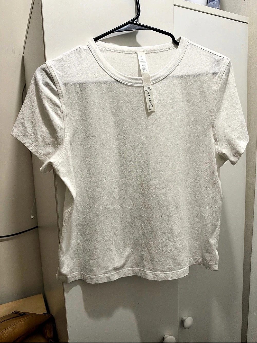 Lululemon Classic-Fit Cotton-Blend T-Shirt White